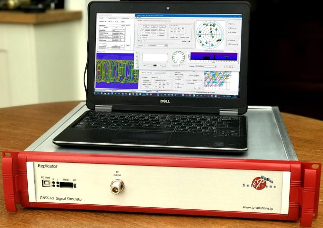 iP-SOlutions, Japan GNSS, GPS, GLONASS, BeiDou, Galileo multi system, dual frequency RF simulator,recorder,playback